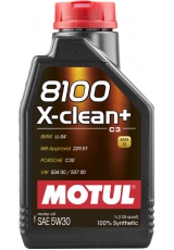 MOTUL 8100 X-CLEAN+ SAE 5W30, 504.00 / 507.00 (1л), 854711