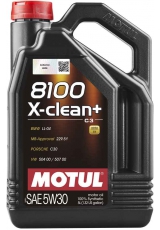 MOTUL 8100 X-CLEAN+ SAE 5W30, 504.00 / 507.00 (5л), 854751
